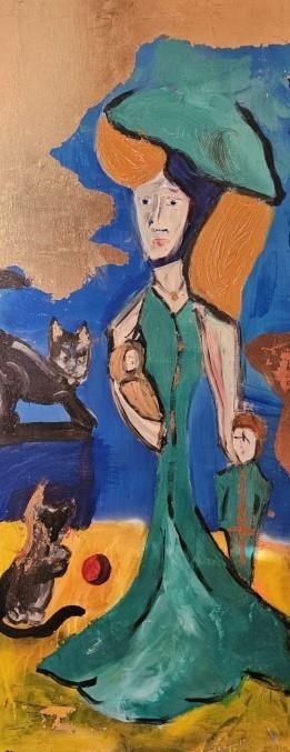 Getragen von Grün von Jelle Hofs aus der Ausstellung Lumen Velum